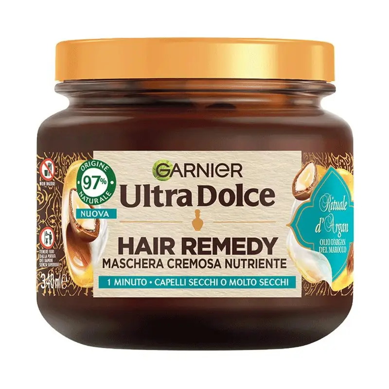 Garnier Ultra Dolce - Hair remedy Maschera Olio d'Argan 340 ml