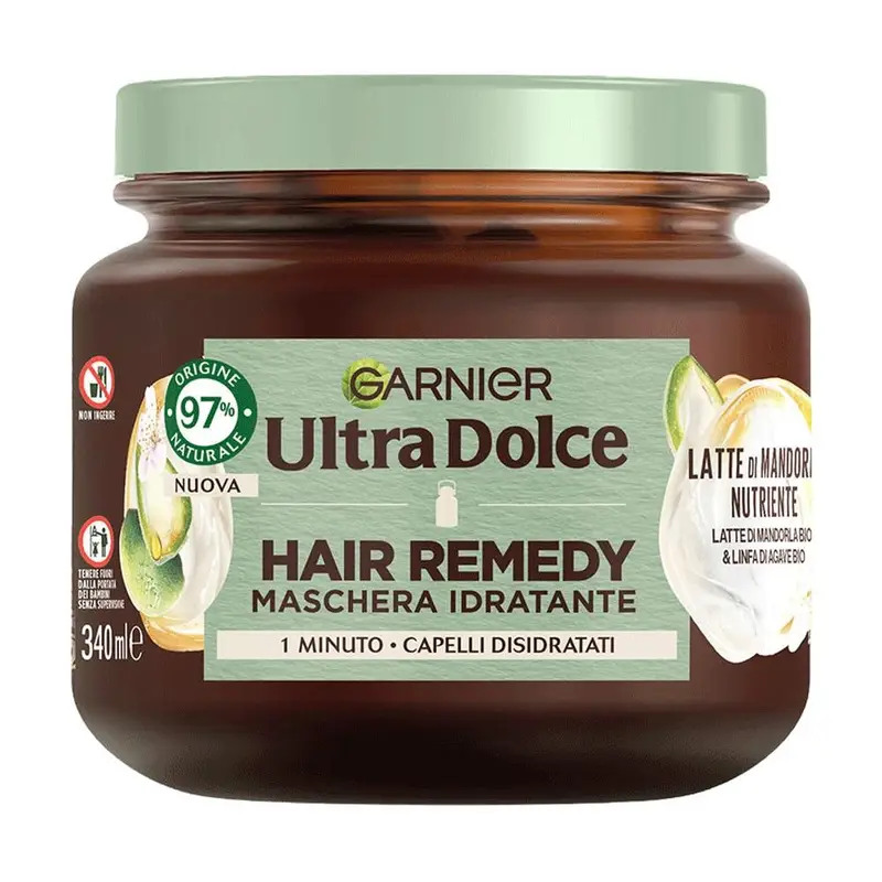 Garnier Ultra Dolce - Maschera Hair Remedy Latte di mandorla 340 ml