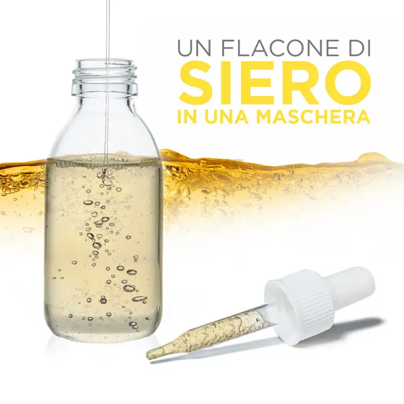 Viso Maschera in Tessuto Vitamina C - Maschera illuminante viso miniatura 2