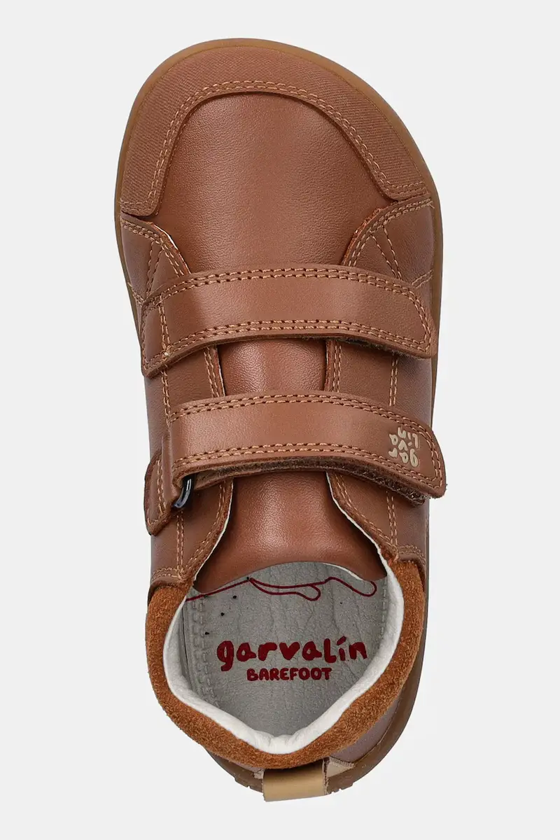 scarpe basse in pelle bambini colore marrone 251309 miniatura 4