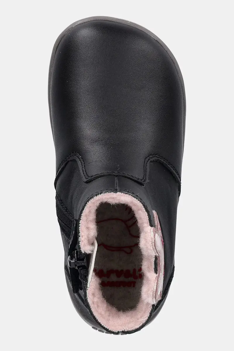 scarpe invernali in pelle bambino/a Nero miniatura 4