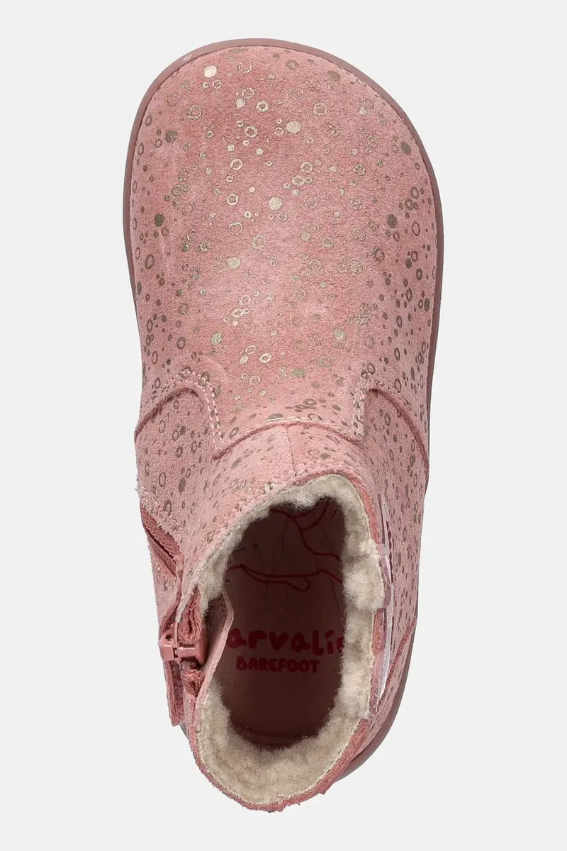 scarpe invernali in pelle scamosciata bambino/a Arancione miniatura 4