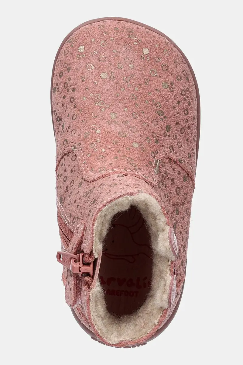 scarpe invernali in pelle scamosciata bambino/a Arancione miniatura 4