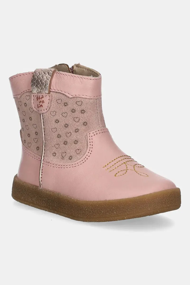 stivaletti in pelle bambino/a colore rosa 251329