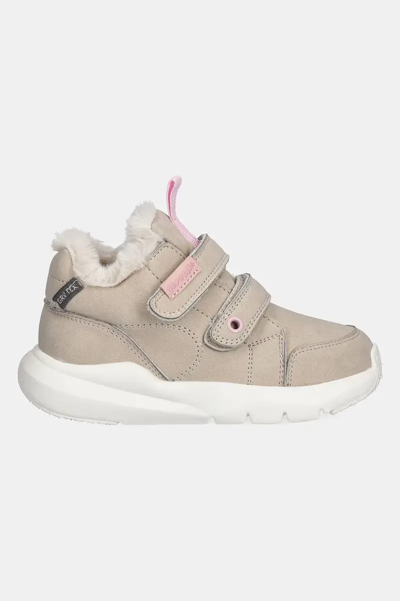 stivali invernali in nubuck per bambini Beige miniatura 2