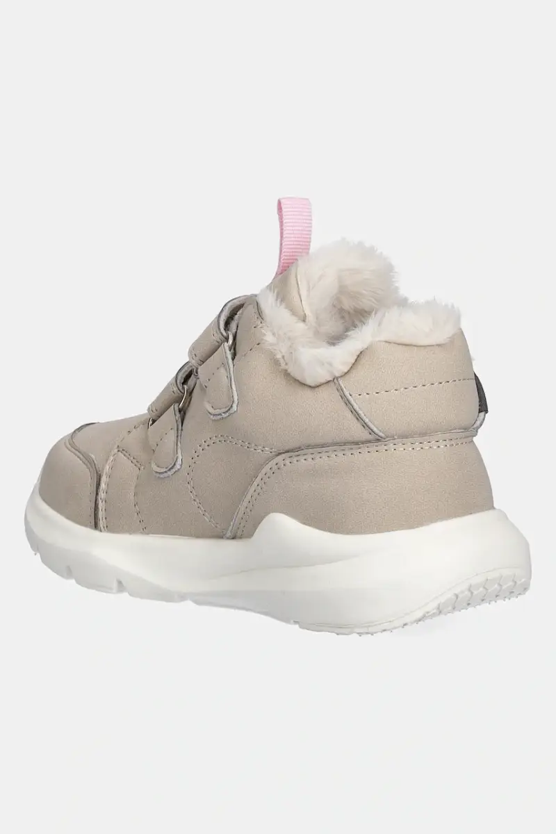 stivali invernali in nubuck per bambini Beige miniatura 3