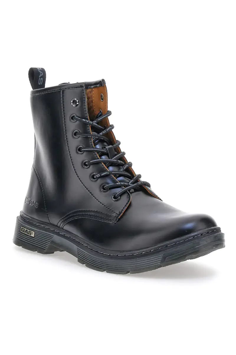 ANFIBI NERI CON CERNIERA LATERALE GAS NOTTINGHAM [NERO] miniatura 3