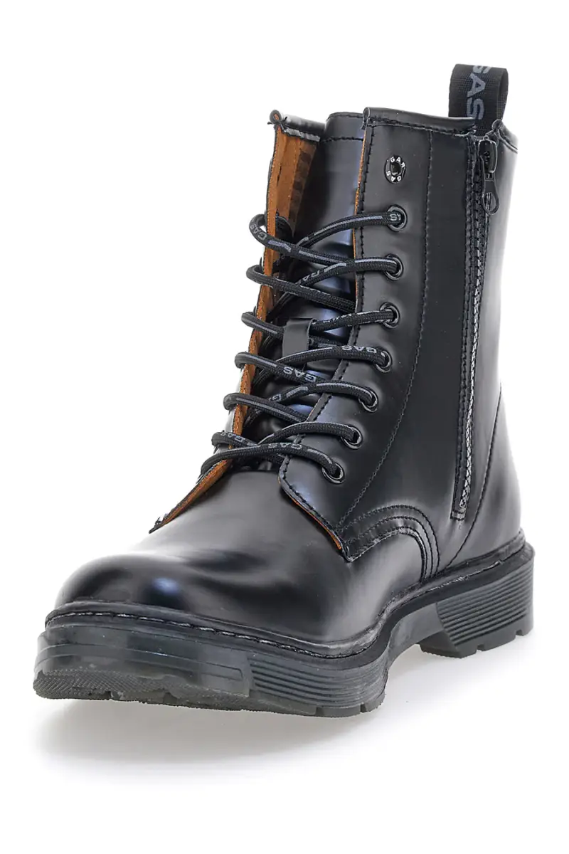 ANFIBI NERI CON CERNIERA LATERALE GAS NOTTINGHAM [NERO] miniatura 4