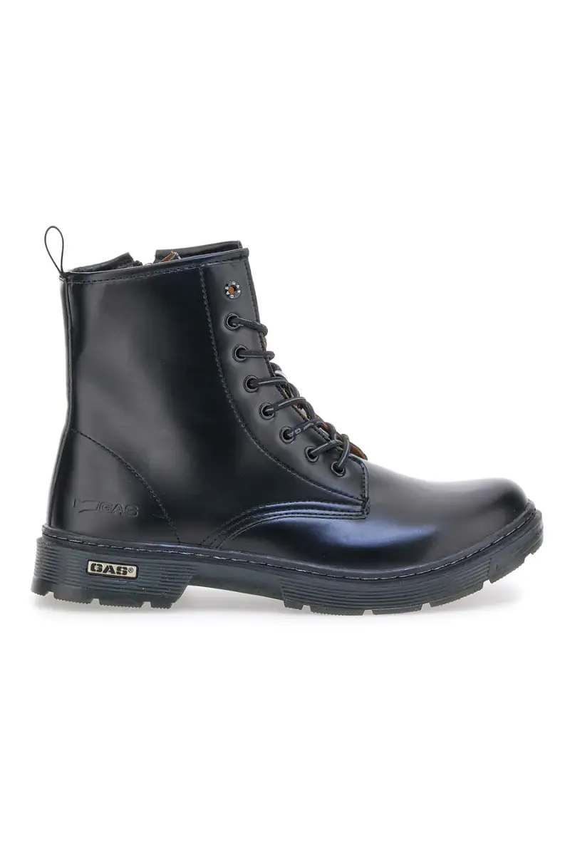 ANFIBI NERI CON CERNIERA LATERALE GAS NOTTINGHAM [NERO] miniatura 2