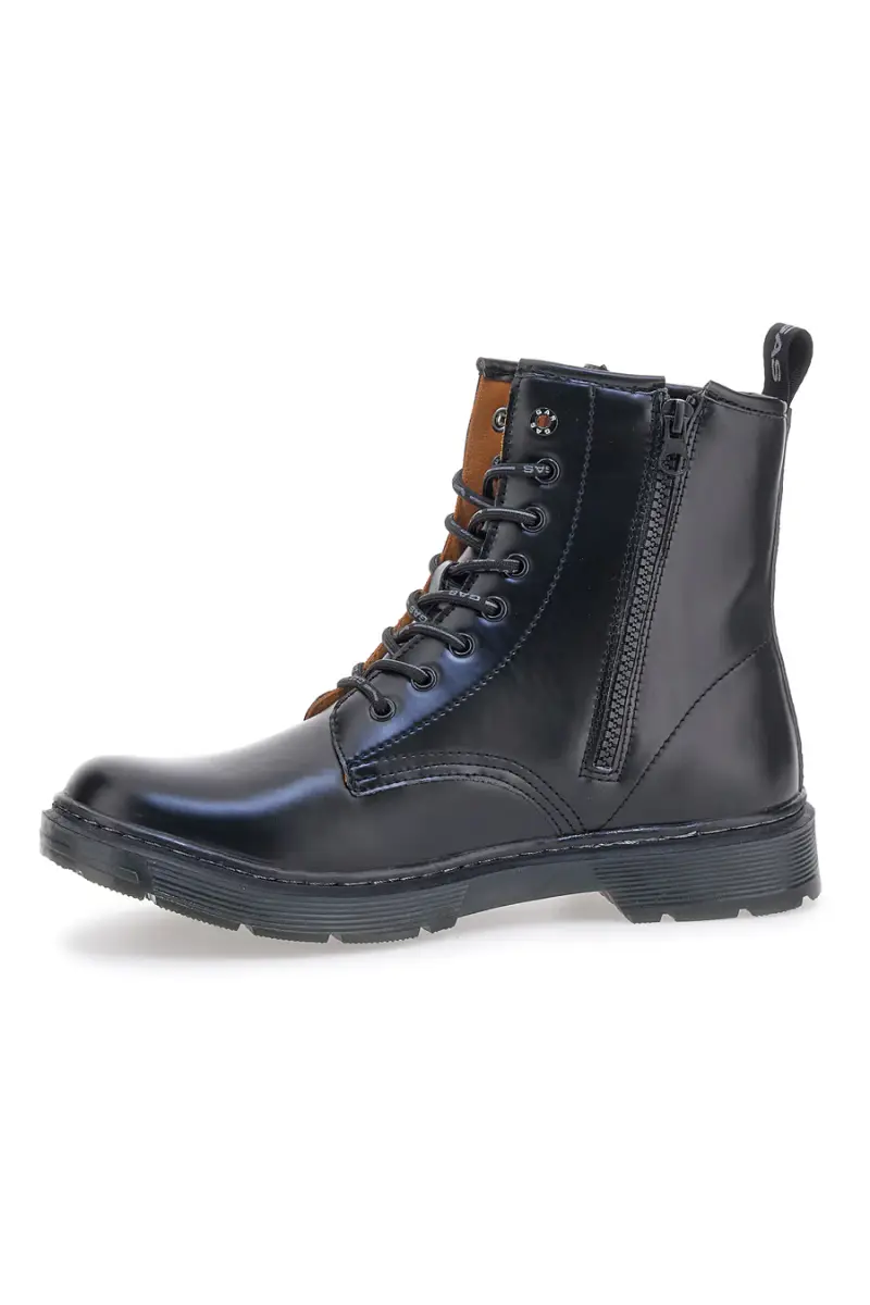 ANFIBI NERI CON CERNIERA LATERALE GAS NOTTINGHAM [NERO] miniatura 5