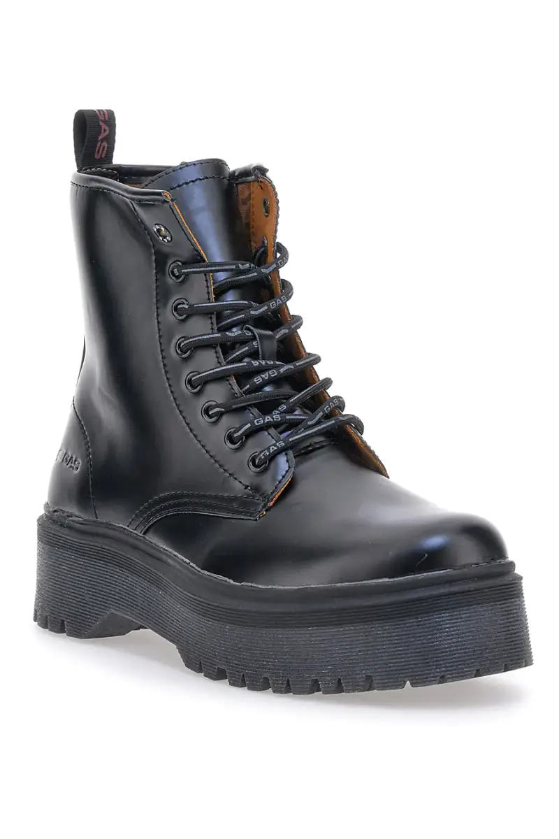 Anfibi Neri Con Flatform Gas Brighton [NERO] miniatura 2