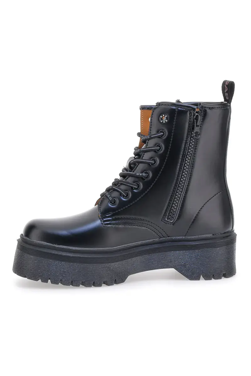 Anfibi Neri Con Flatform Gas Brighton [NERO] miniatura 4