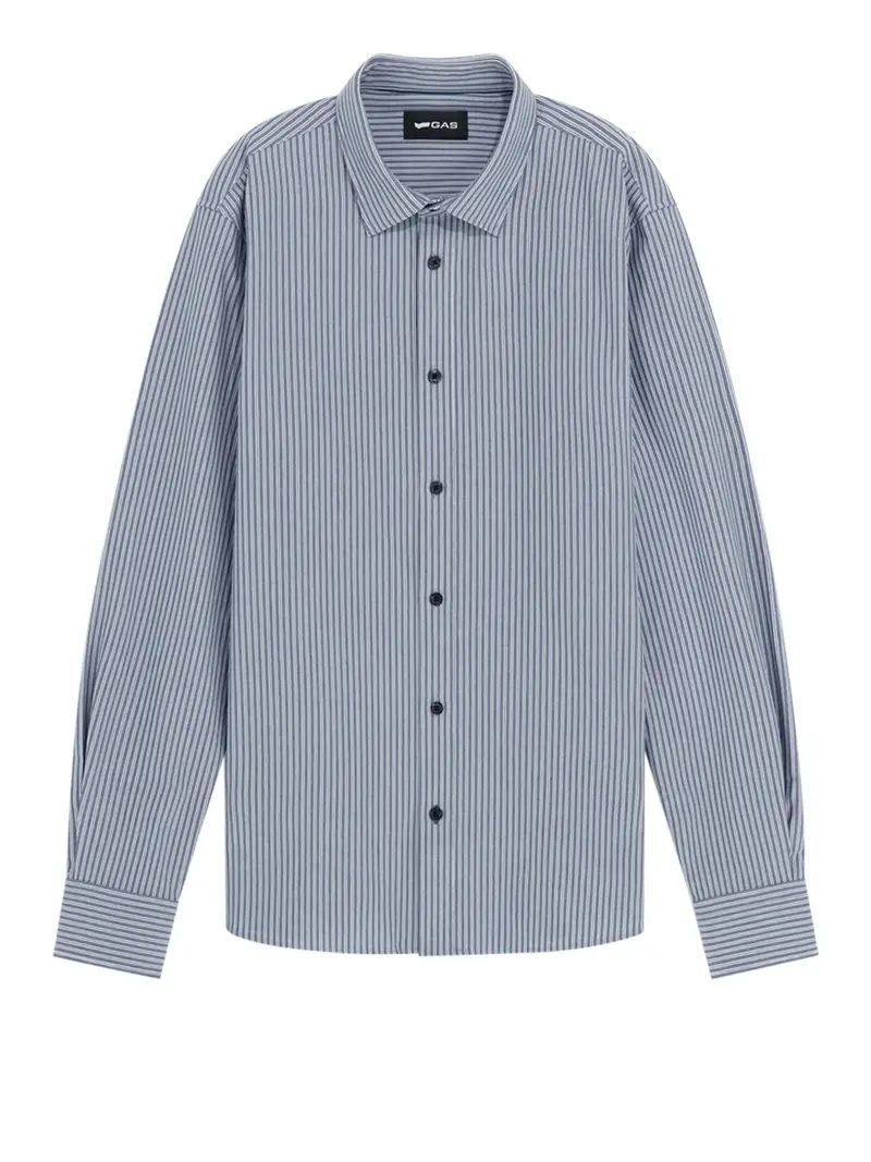 camicia gas da uomo - blu