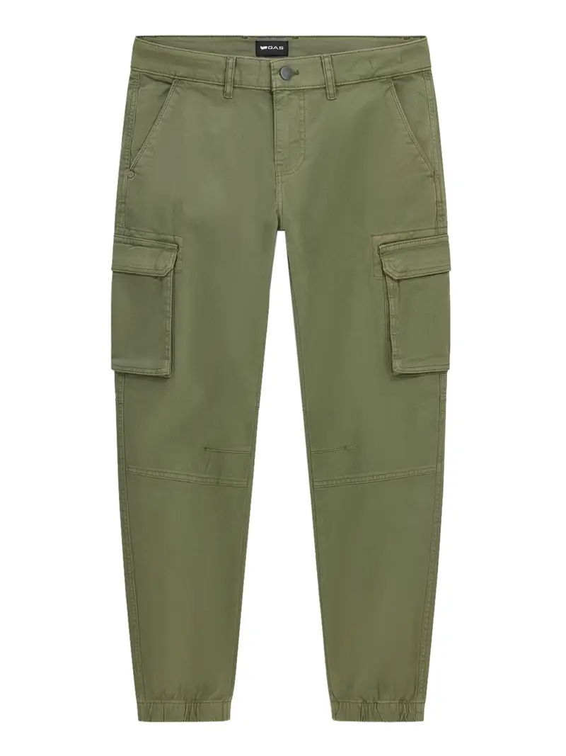pantalone cargo gas da uomo - verde