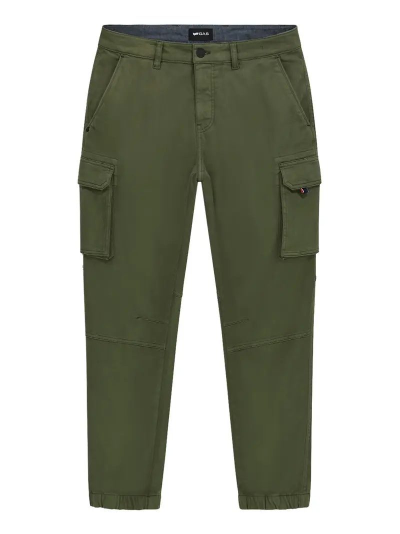 pantalone cargo gas da uomo - verde