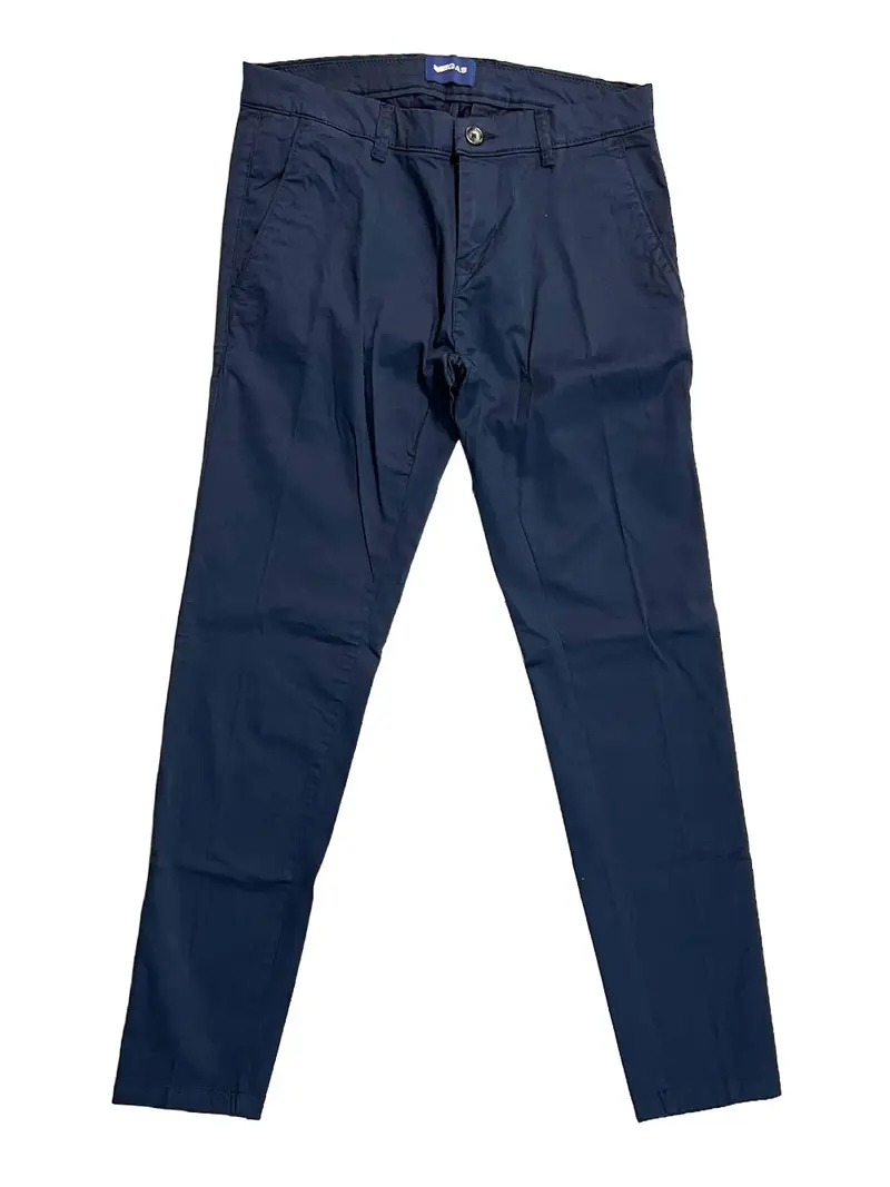pantalone chino gas sadeck rev da uomo - blu