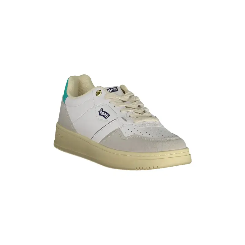 Scarpe Sneakers Donna Bianche con Dettagli a Contrasto Bianco miniatura 2