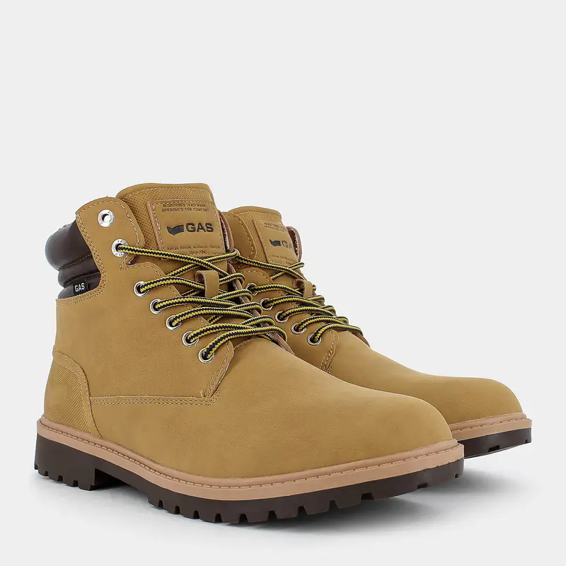 Gas Scarponcini Uomo Giallo 3722057 miniatura 2