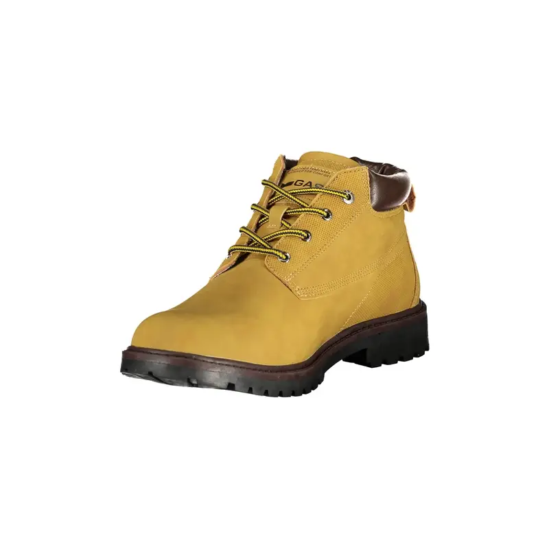 Scarponcino Uomo Beige Lacci Plantare Removibile Logo miniatura 3