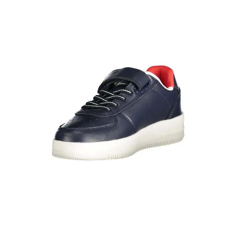 Gas Sneakers Bambino Blu con Stampa Logo miniatura 3