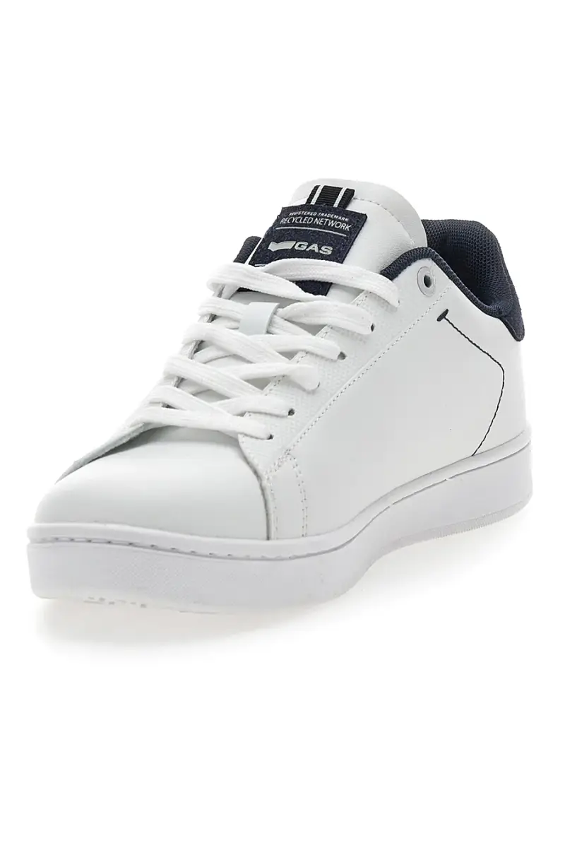 Sneakers Bianche con Dettagli Blu Gas Sammy Ltx [BIANCO miniatura 3