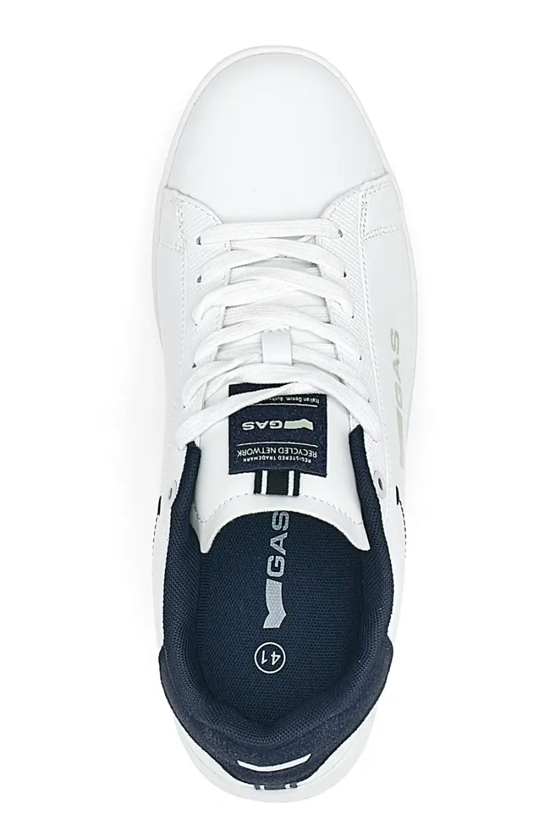 Sneakers Bianche con Dettagli Blu Gas Sammy Ltx [BIANCO miniatura 5