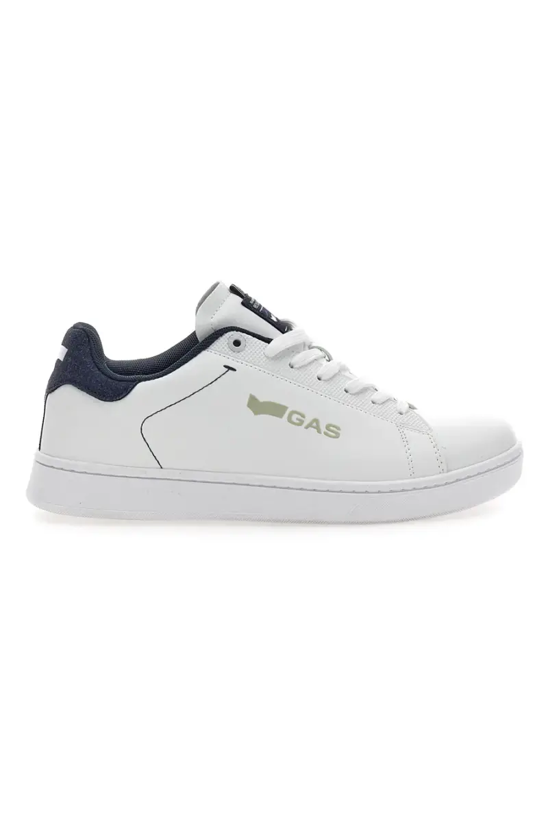 Sneakers Bianche con Dettagli Blu Gas Sammy Ltx [BIANCO