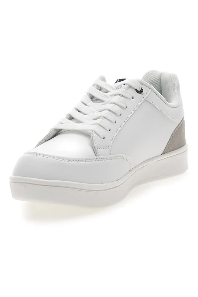 Sneakers bianche con dettagli grigio e nero Gas Amburgo Ltx [BIANCO] miniatura 4