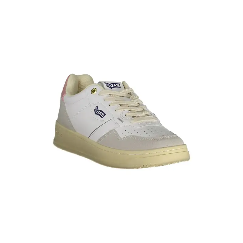 Sneakers Donna Bianche Dettagli a Contrasto Bianco miniatura 2
