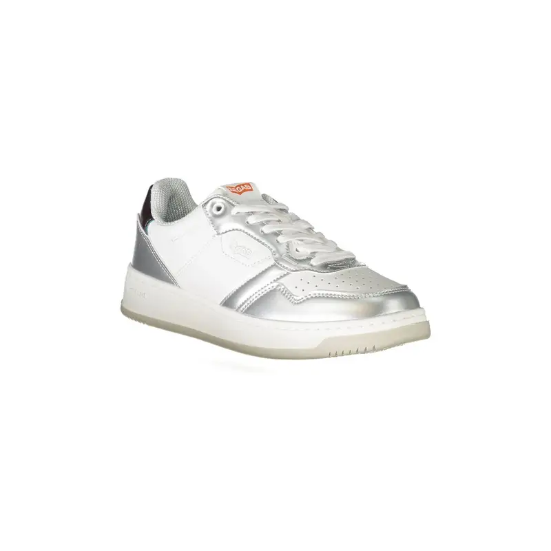 Sneakers Donna Bianche Dettagli a Contrasto Bianco miniatura 2