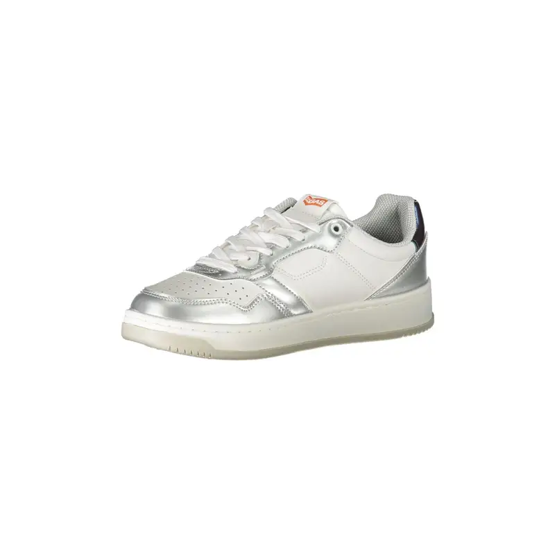 Sneakers Donna Bianche Dettagli a Contrasto Bianco miniatura 3