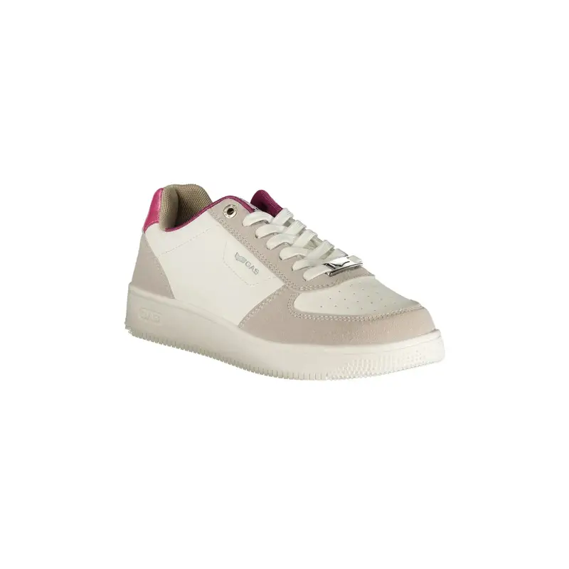Sneakers Donna Bianche Stampa Logo Bianco miniatura 2
