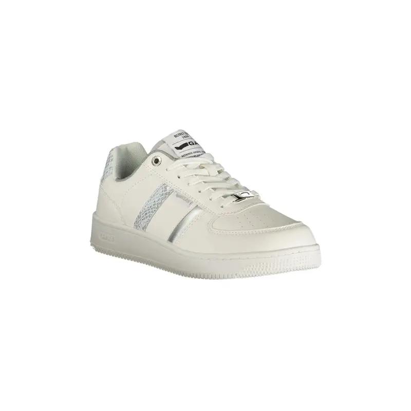 Sneakers Donna Bianche Stampa Logo Bianco miniatura 2