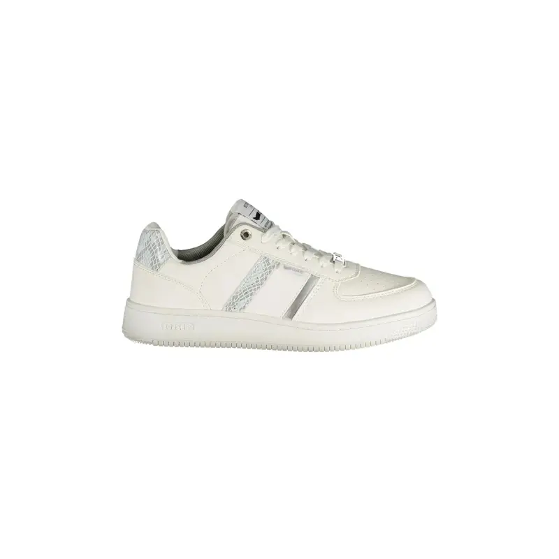 Sneakers Donna Bianche Stampa Logo Bianco