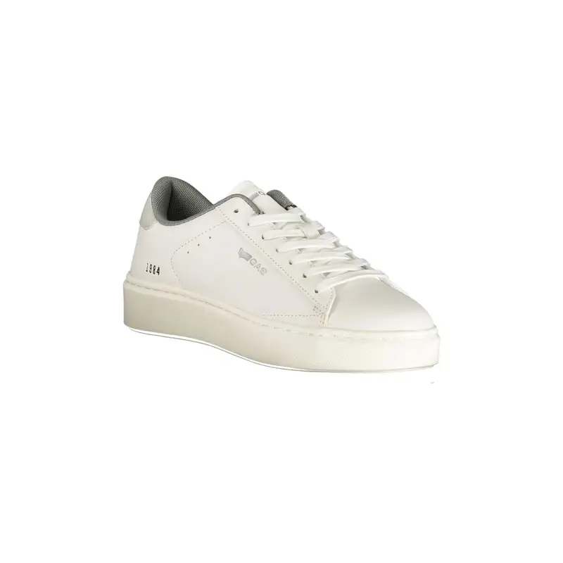 Sneakers Donna Bianche Stampa Logo Bianco miniatura 2