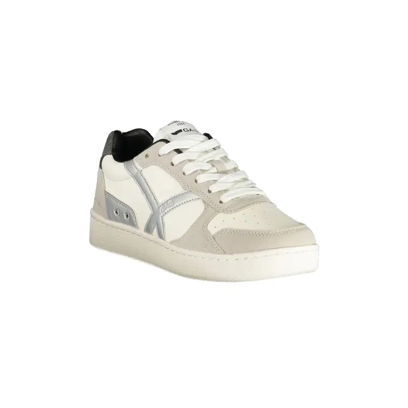 Sneakers Donna Bianche Stampa Logo Bianco miniatura 2