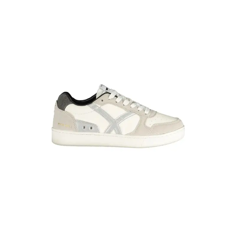 Sneakers Donna Bianche Stampa Logo Bianco