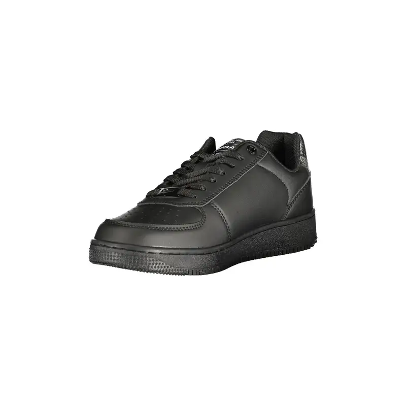 Sneakers Donna Nere Stampa Logo Nero miniatura 3