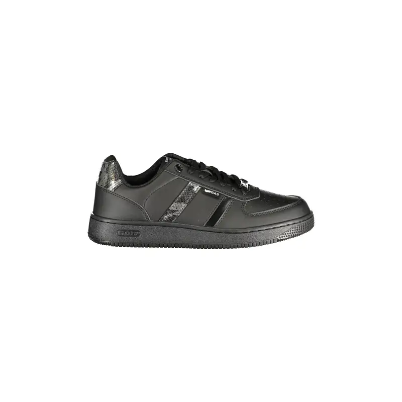 Sneakers Donna Nere Stampa Logo Nero
