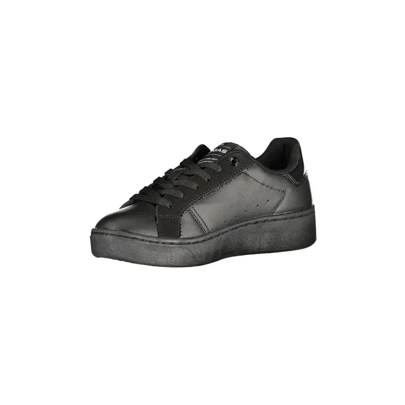 Sneakers Donna Nere Stampa Logo Nero miniatura 3
