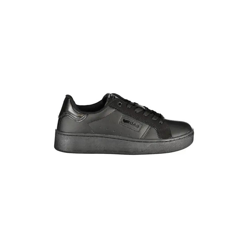 Sneakers Donna Nere Stampa Logo Nero