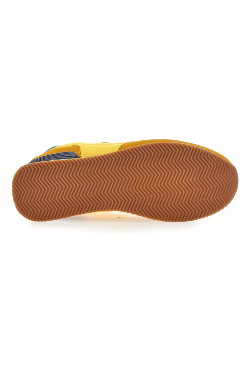 Sneakers gialle in tessuto con dettagli scamosciati Gas OMY MIX [GIALLO] miniatura 5