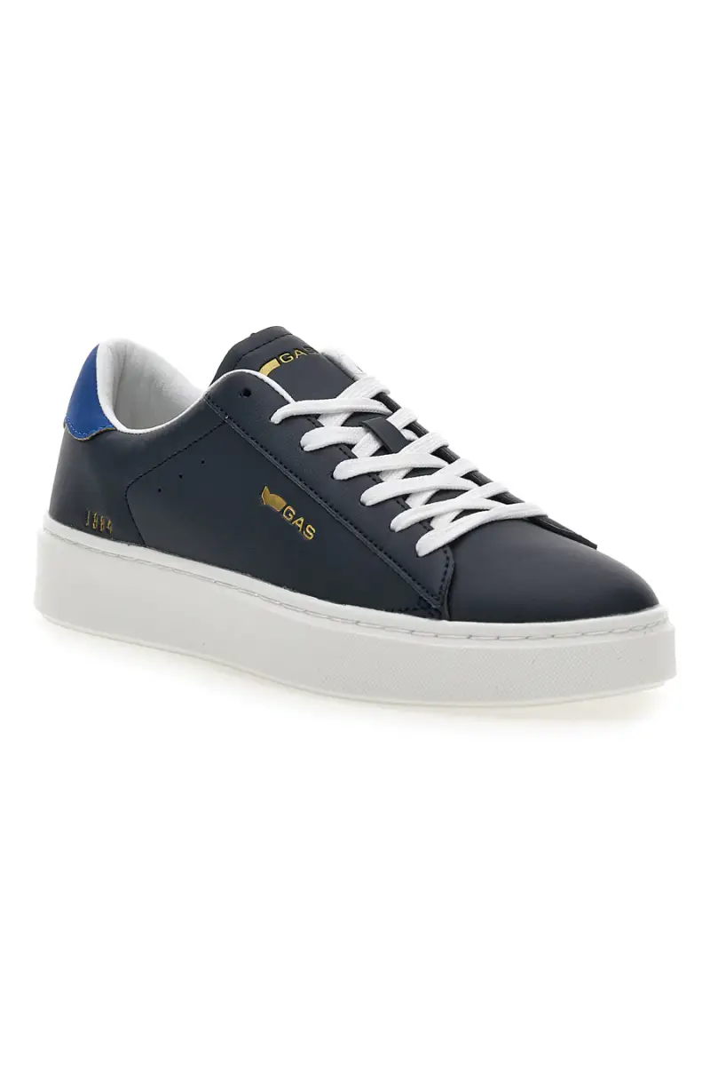 Sneakers navy con dettaglio blu Gas Leonard LTX [NAVY BEIGE] miniatura 2
