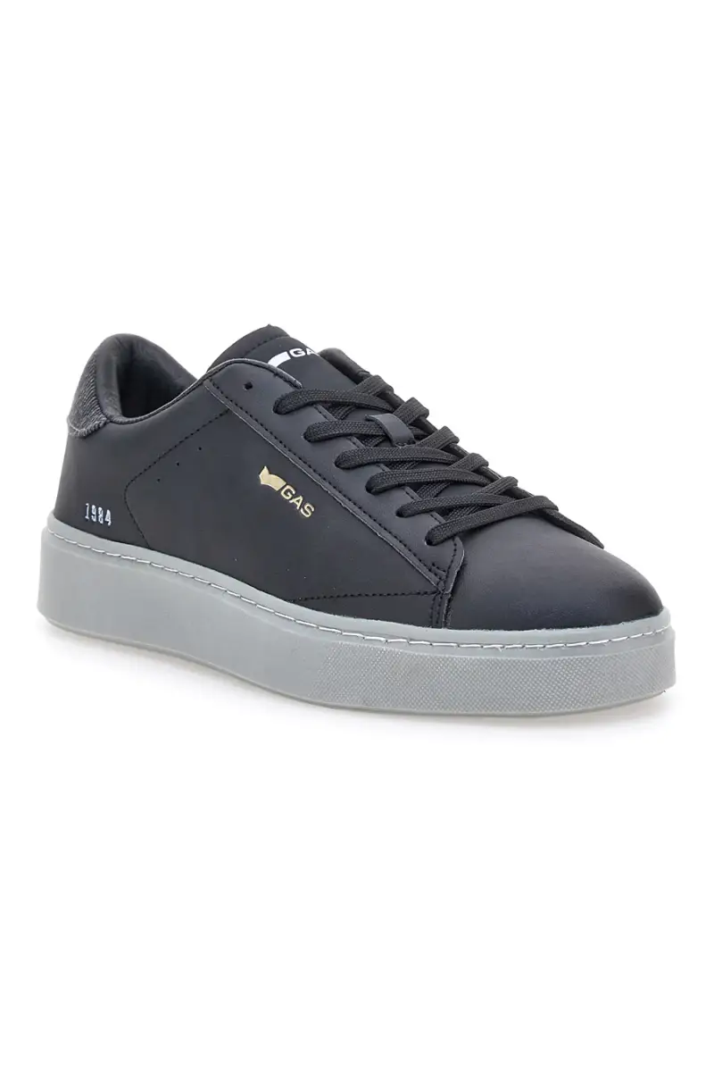 Sneakers nere con finitura opaca Gas Leonard Mix [NERO] miniatura 2