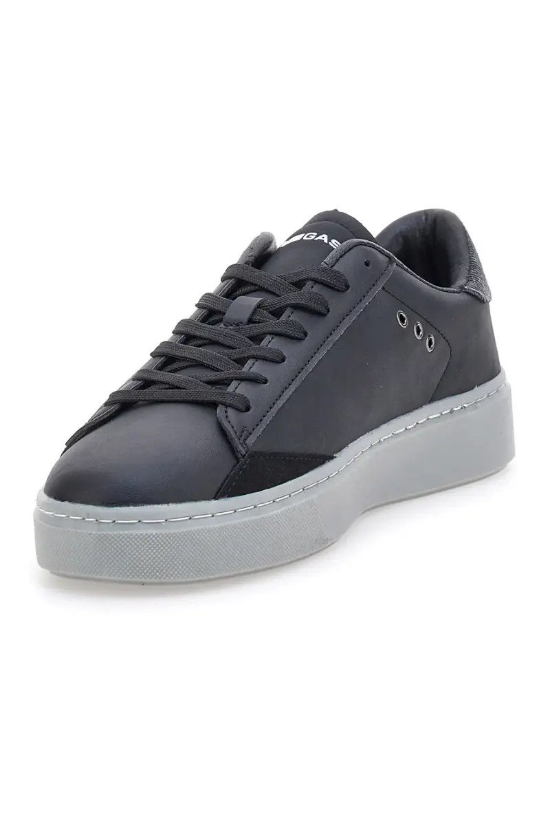 Sneakers nere con finitura opaca Gas Leonard Mix [NERO] miniatura 3