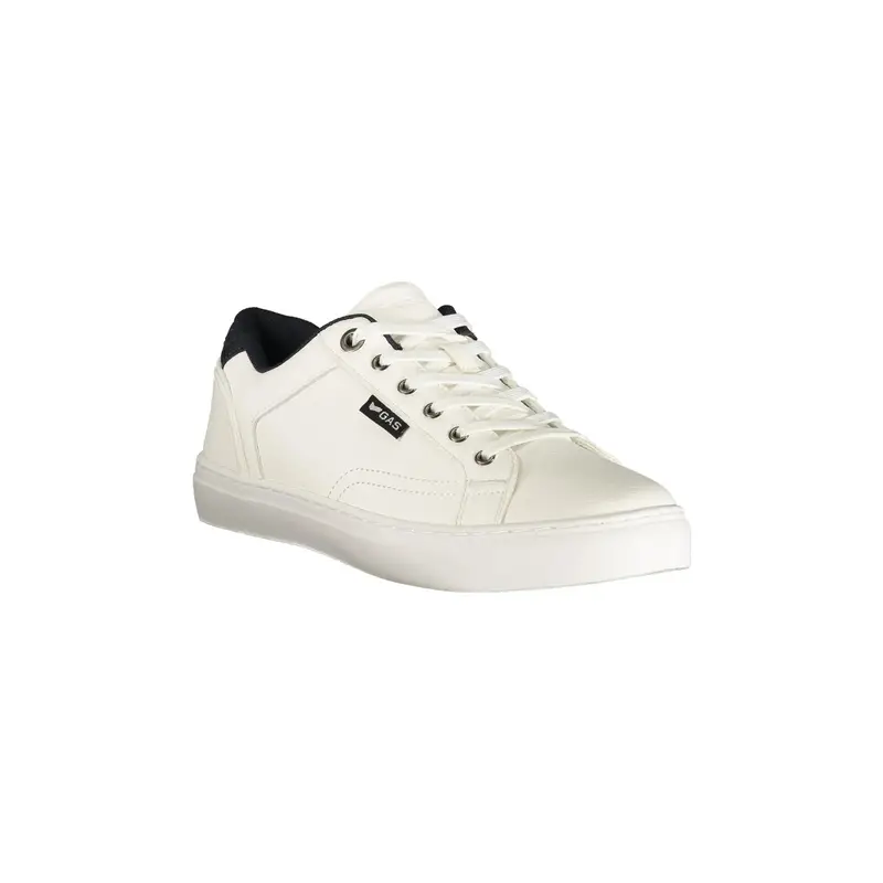 Sneakers Uomo Bianche Dettagli a Contrasto Bianco miniatura 2