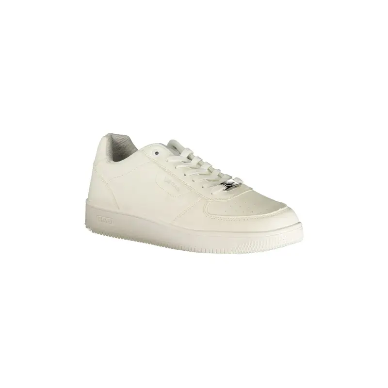 Sneakers Uomo Bianche Stampa Logo Bianco miniatura 2
