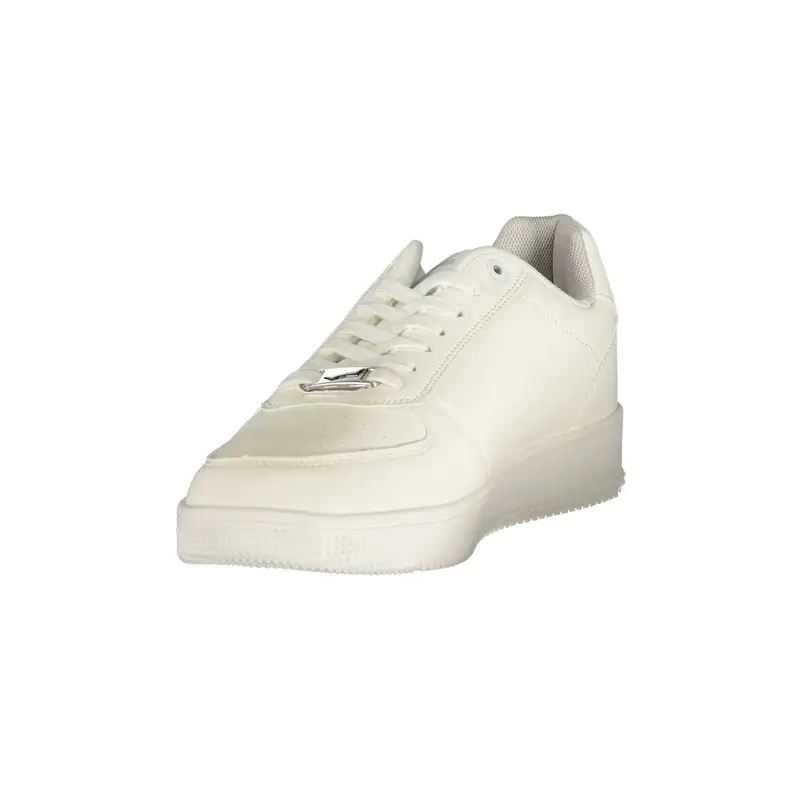 Sneakers Uomo Bianche Stampa Logo Bianco miniatura 3