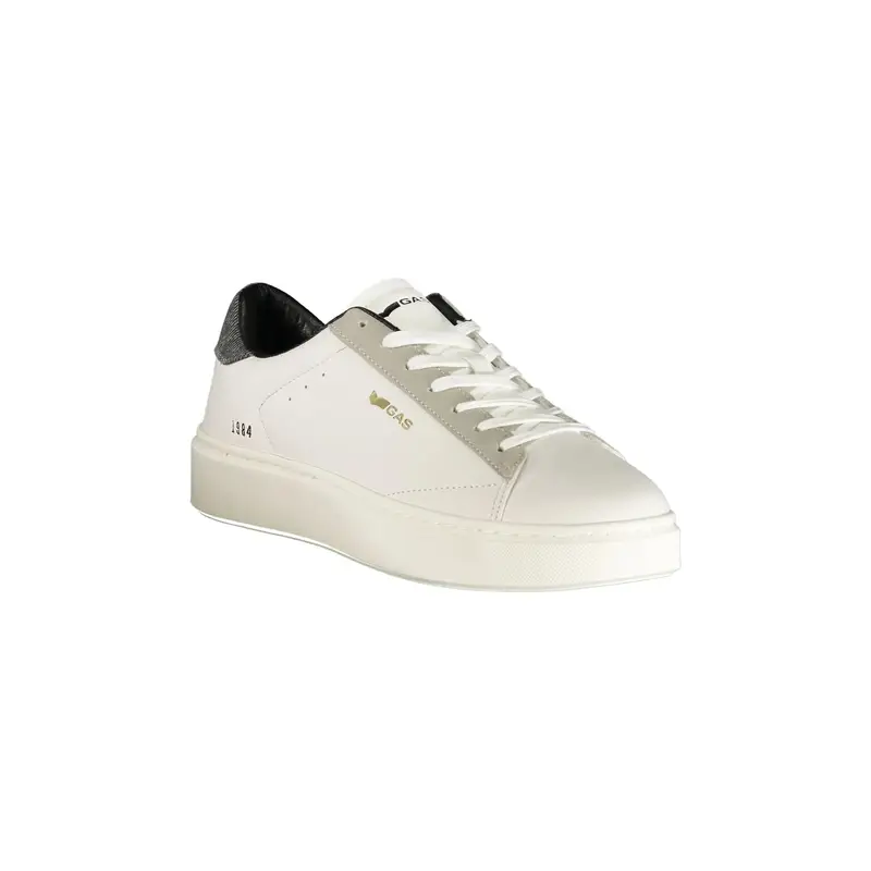 Sneakers Uomo Bianche Stampa Logo Bianco miniatura 2