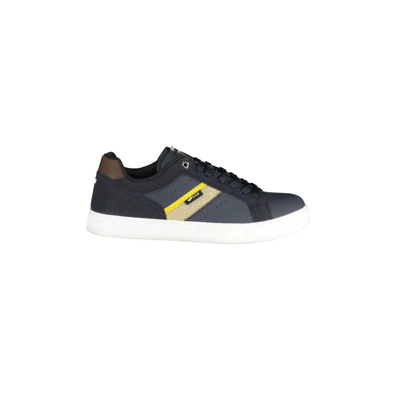 Sneakers Uomo Blu Lacci Plantare Removibile Logo